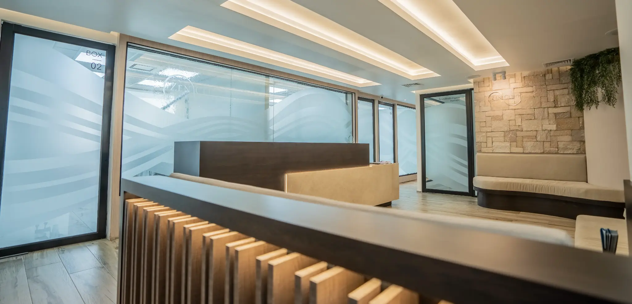 Reception of Zenclinic Dental in La Dehesa, Santiago, Chile